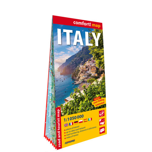 Włochy (Italy) laminowana mapa samochodowo-turystyczna 1:1 050 000