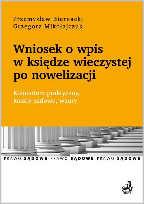 Wniosek o wpis w księdze wieczystej po nowelizacji