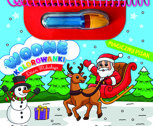Wodne kolorowanki. Dzień Mikołaja