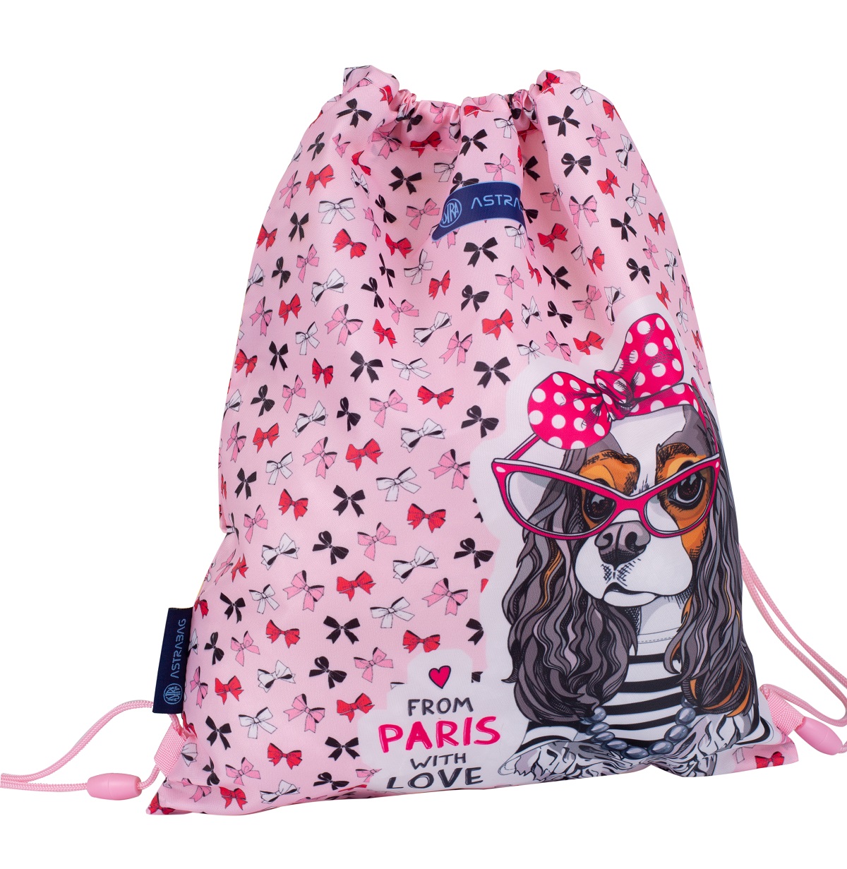 Worek na obuwie Astra AD1 Sweet Dogs with Bows
