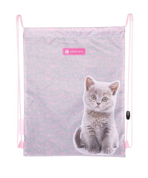 Worek na obuwie Astrabag Pinky Kitty AD1