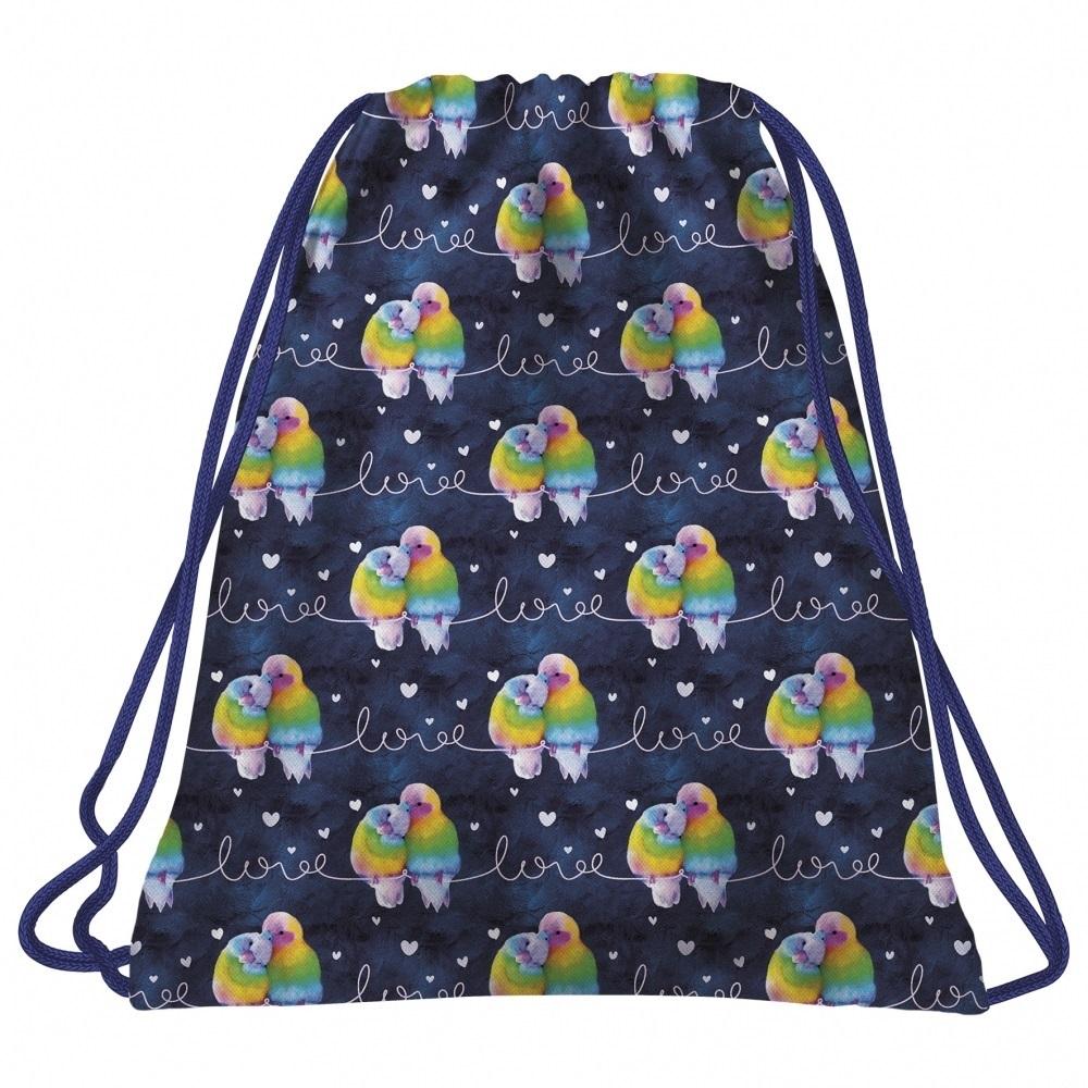 Worek na obuwie BackUP 5 model A 04 Papużki