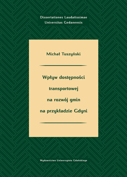 Wpływ dostępności transportowej na rozwój gmin na przykładzie Gdyni