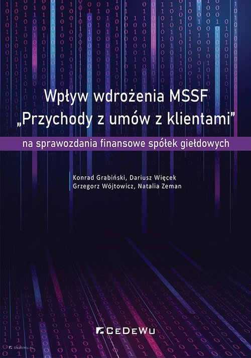 Wpływ wdrożenia MSSF "Przychody z umów z klientami