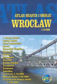 Wrocław Atlas miasta i okolic 1:19000