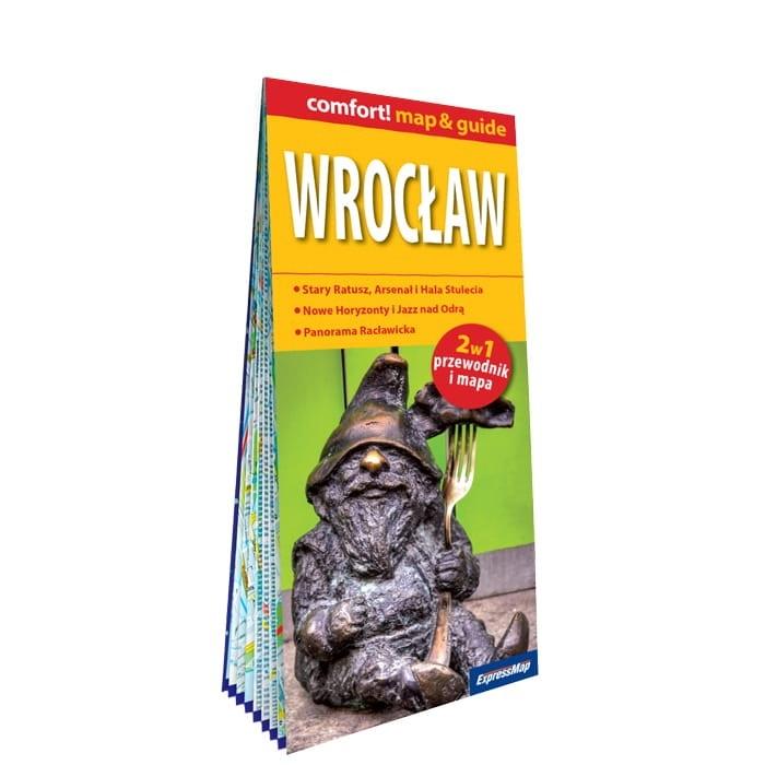 Wrocław laminowany map&guide 2w1: przewodnik i mapa