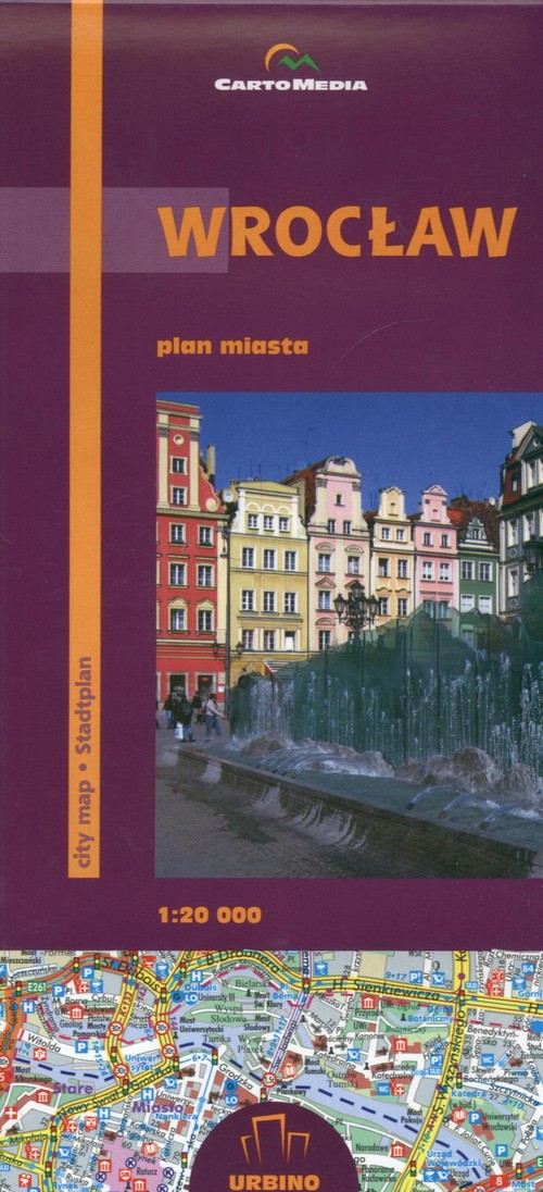 Wrocław Plan miasta 1:20 000