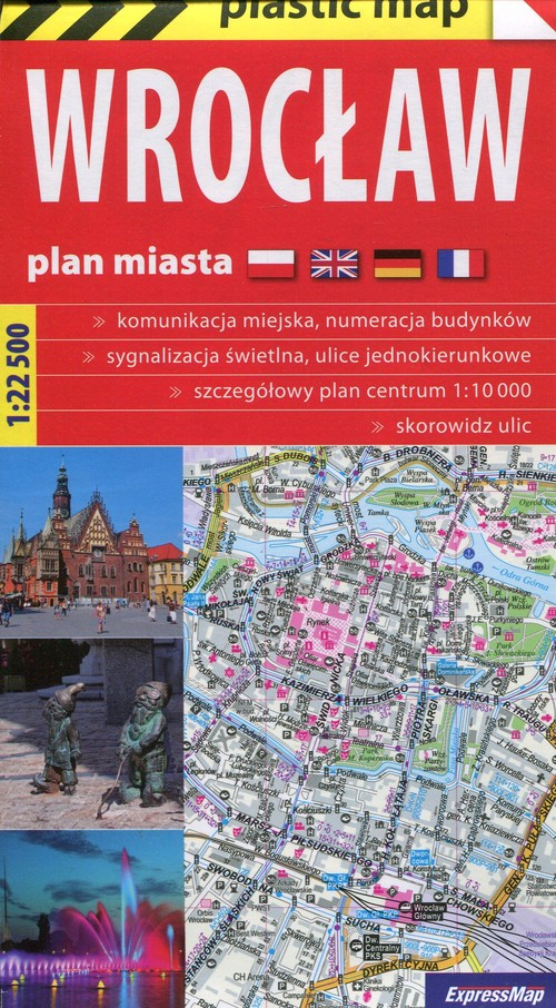 Wrocław plan miasta 1:22 500
