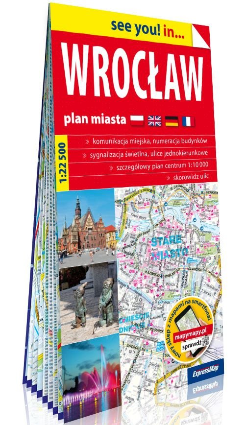 Wrocław plan miasta 1:22 500