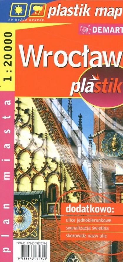 Wrocław. Plan miasta w skali 1:20 000