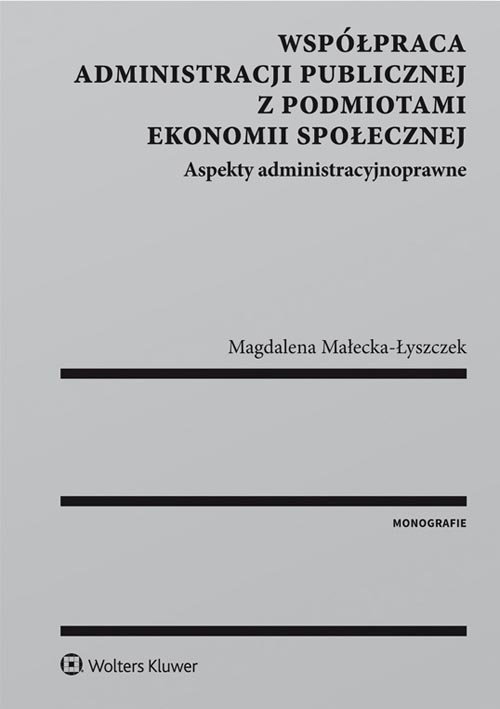 Współpraca administracji publicznej z podmiotami ekonomii społecznej