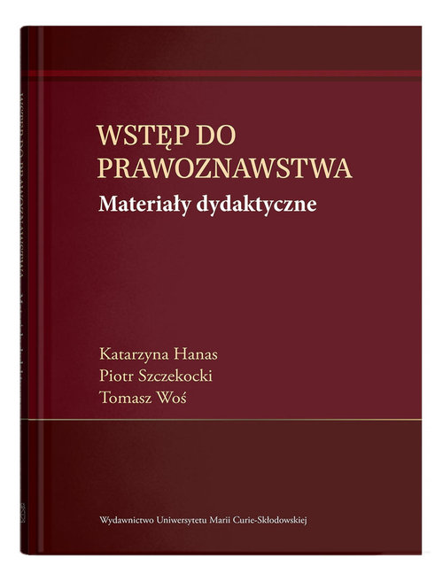 Wstęp do prawoznawstwa.