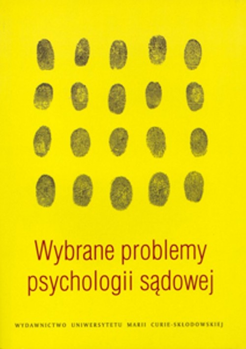 Wybrane problemy z psychologii sądowej