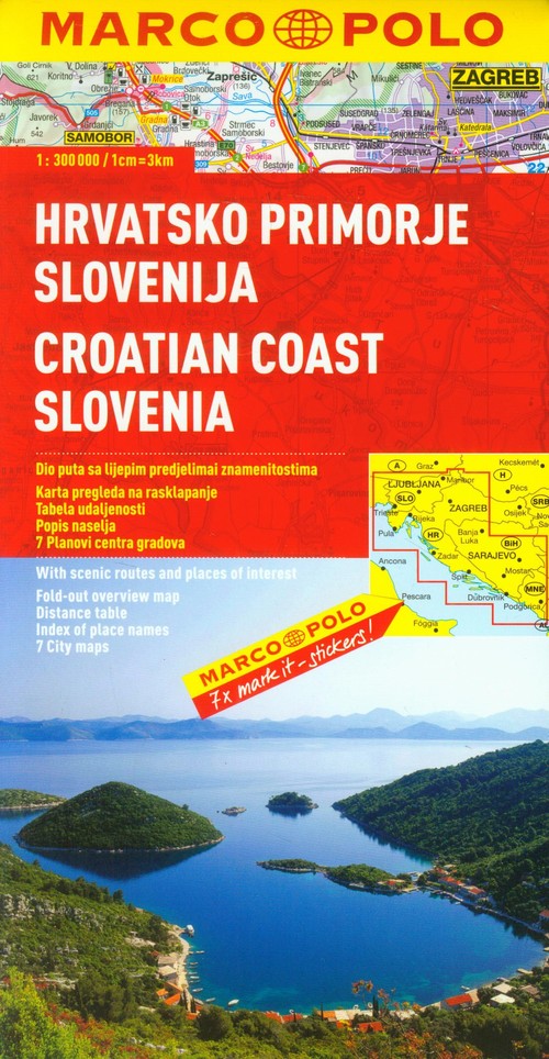 Wybrzeże Dalmatyńskie 1:300 000