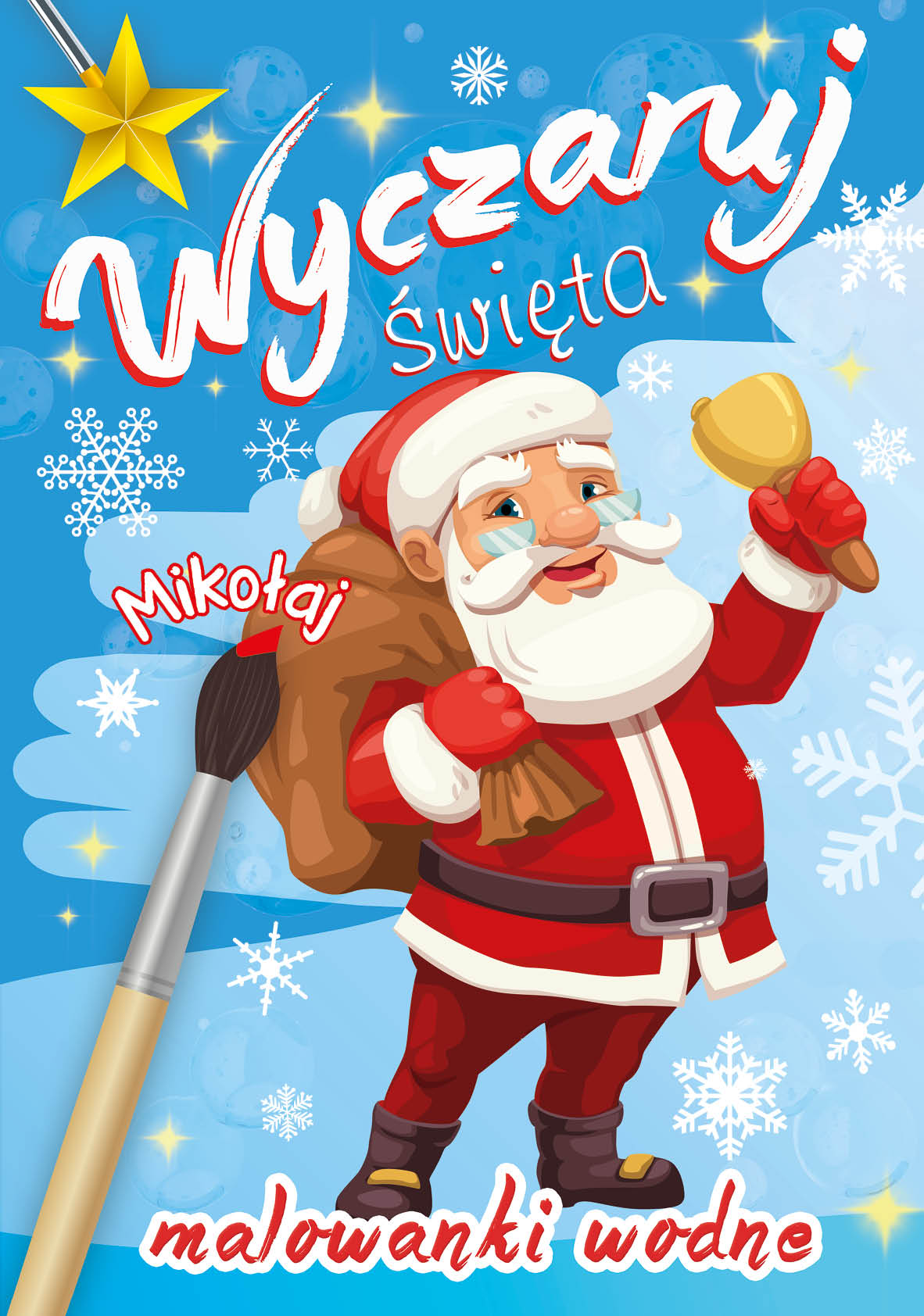 Wyczaruj święta Mikołaj Malowanki wodne