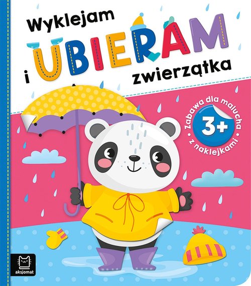 Wyklejam i ubieram zwierzątka 3+ Zabawa z naklejkami