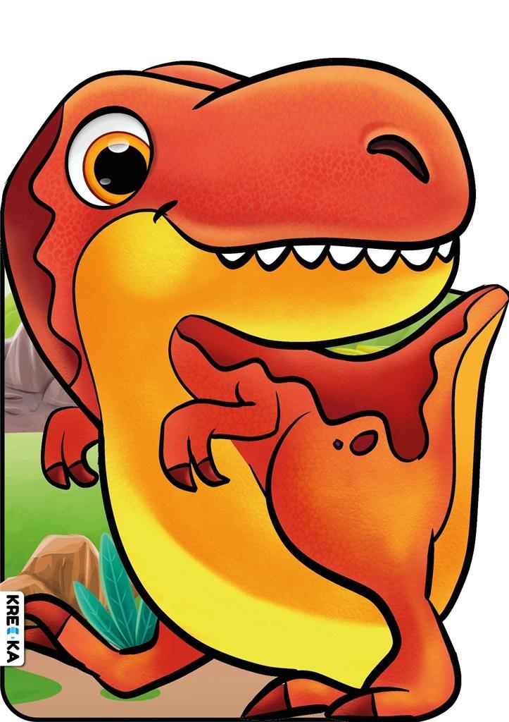 Wykrojnik Tyranozaur Kolorowanka
