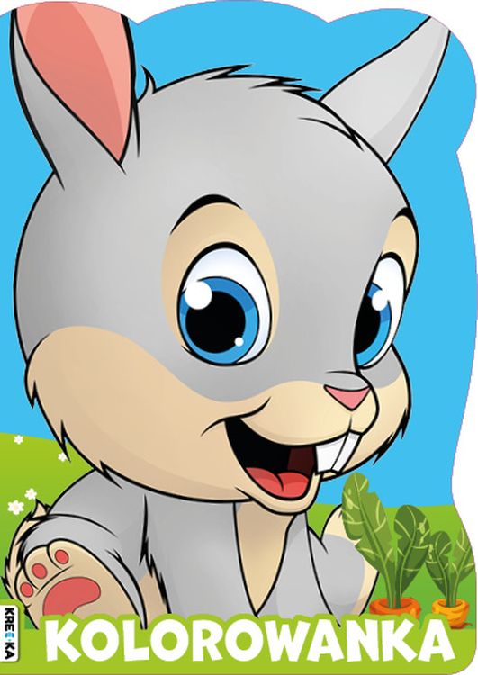 Wykrojnik Zajączek Kolorowanka