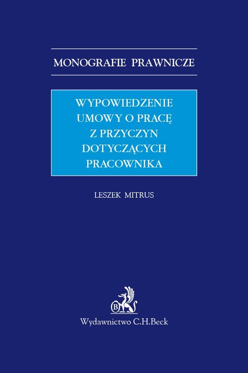 Wypowiedzenie umowy o pracę z przyczyn dotyczących pracownika