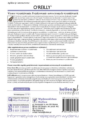 Wzorce wyszukiwania. Projektowanie nowoczesnych wyszukiwarek. eBook