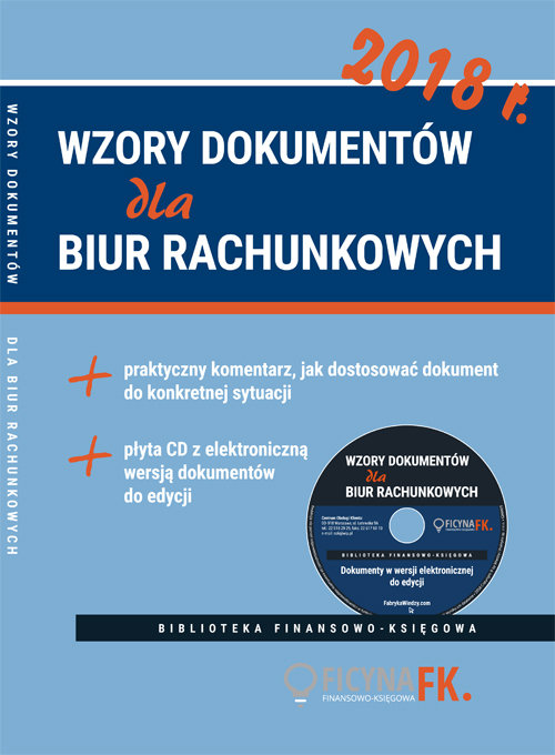 Wzory dokumentów dla biur rachunkowych 2018