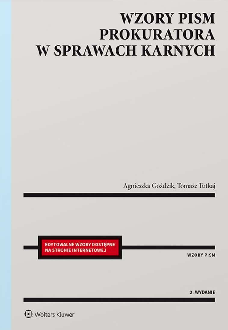 Wzory pism prokuratora w sprawach karnych