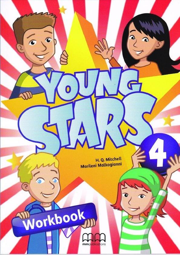 Young Stars 4 Workbook (Includes Cd-Rom)