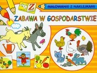 Zabawa w gospodarstwie Malowanie z naklejkami