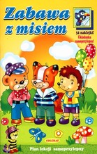 Zabawa z misiem. Książeczka z naklejkamizabawa z misiem. ksiazeczka z naklejkami