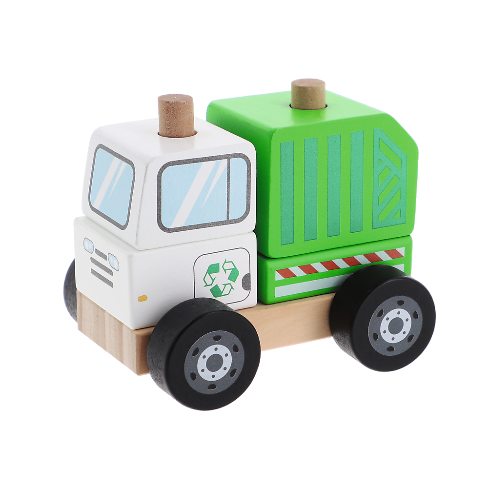 Zabawka drewniana Śmieciarka