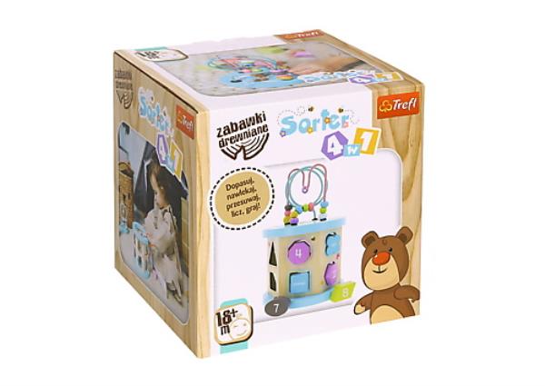 Zabawka drewniana Sorter 4 w 1