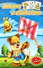 Zabawy z alfabetem. Edukacyjna książeczka z naklejkami (60 naklejek)