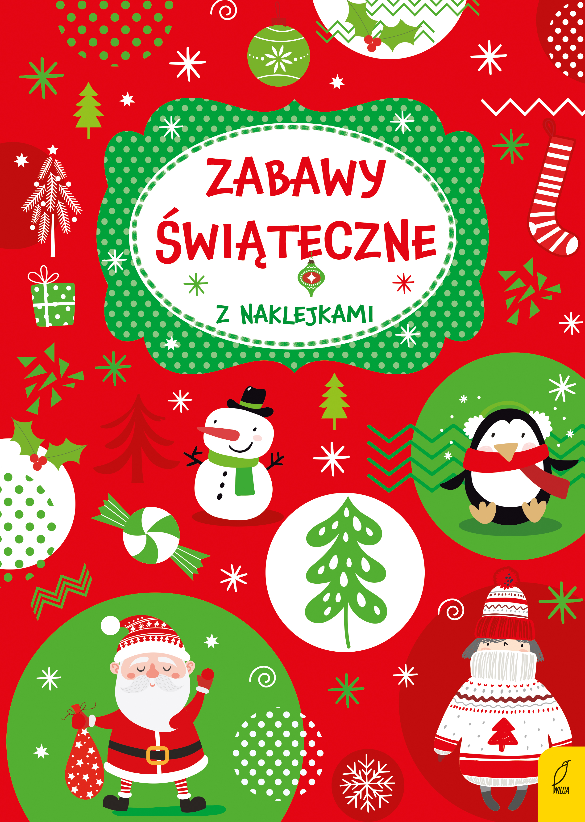 Zabawy z naklejkami. Zabawy świąteczne