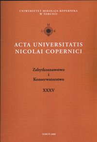 Zabytkoznawstwo i Konserwatorstwo XXXV