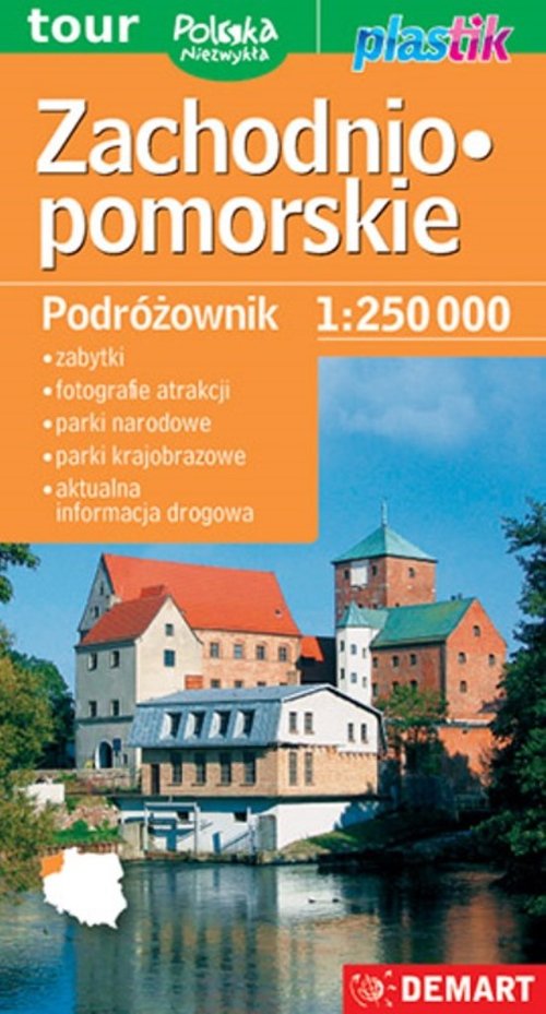 Zachodniopomorskie Podróżownik 1:250 000
