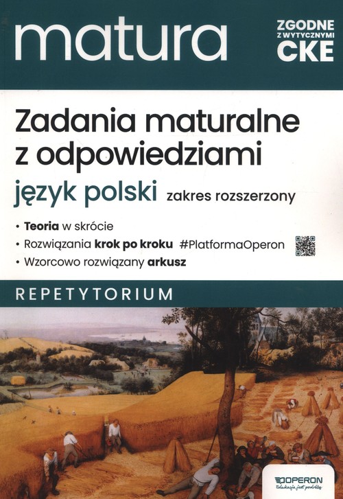 Zadania maturalne z odpowiedziami Język polski Repetytorium Zakres rozszerzony
