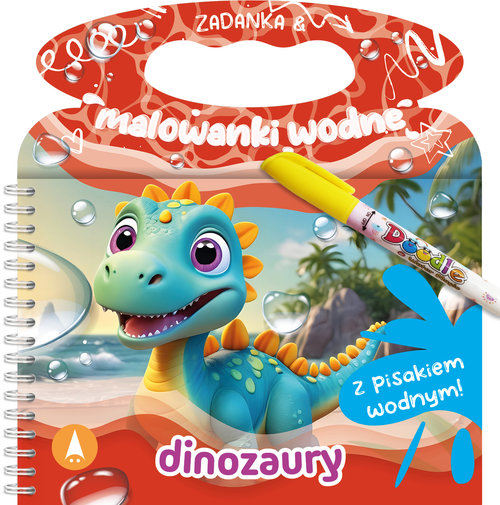 Zadanka & malowanki wodne Dinozaury