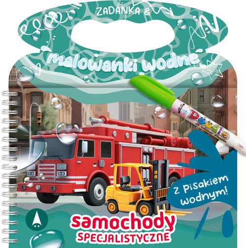 Zadanka & malowanki wodne Samochody specjalistyczne