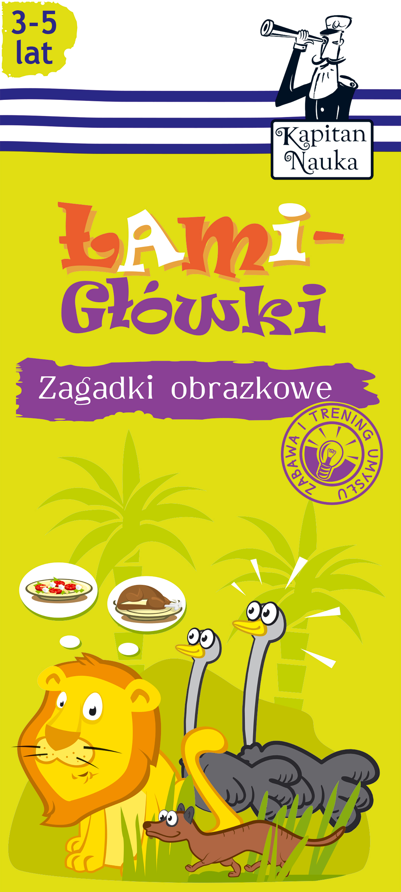 Zagadki obrazkowe Łamigłówki 3-5 lat