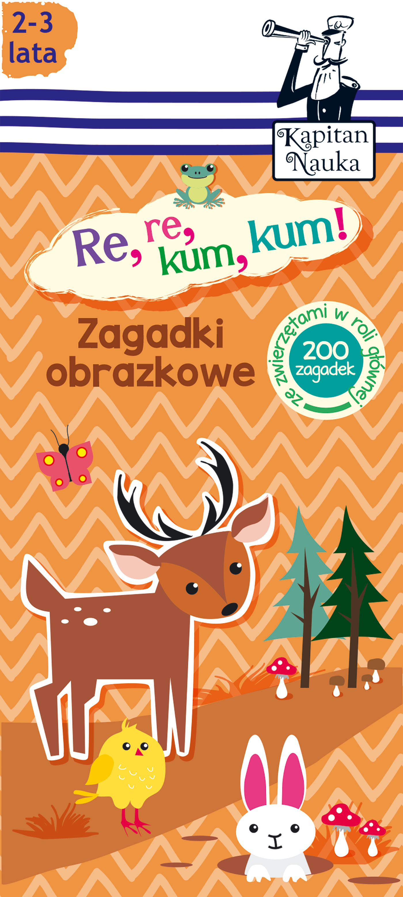 Zagadki obrazkowe Re, re, kum, kum! 2-3 lata