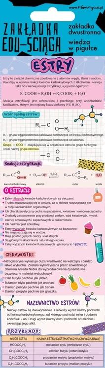 Zakładka Edu-ściąga estry