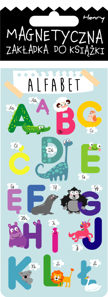 Zakładka magnetyczna edukacyjna Alfabet
