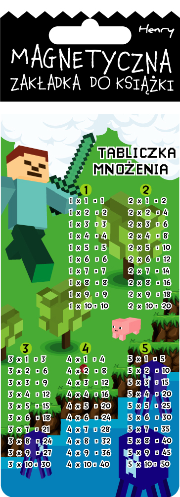 Zakładka magnetyczna edukacyjna tabliczka mnożenia Game