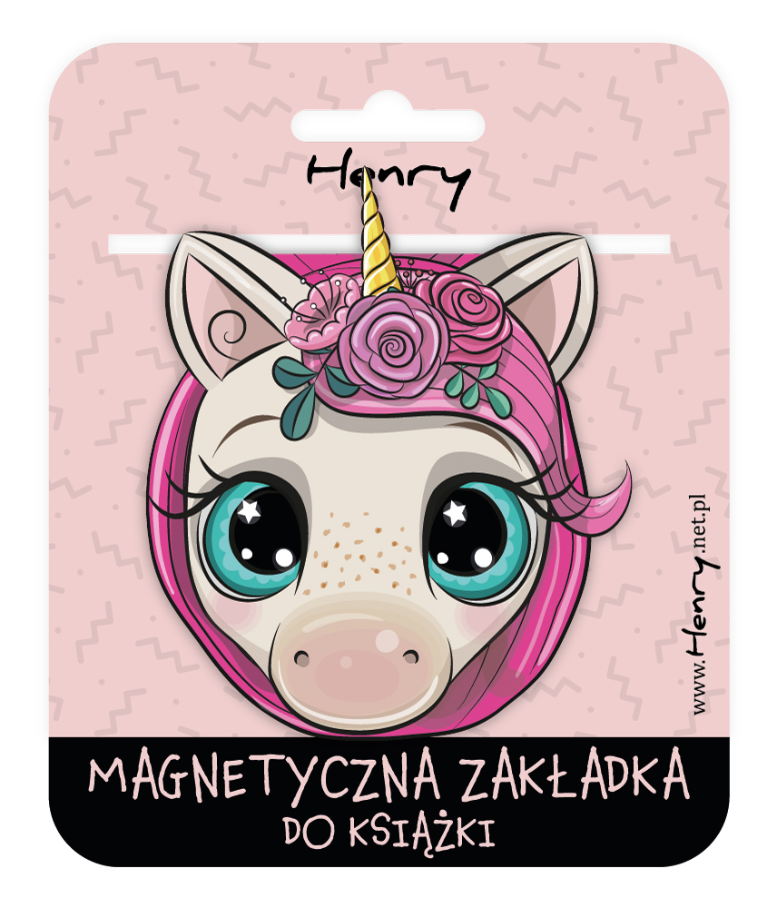 Zakładka magnetyczna Jednorożec