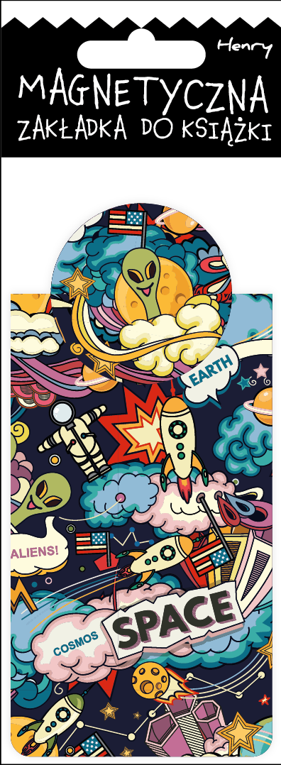 Zakładka magnetyczna kosmos