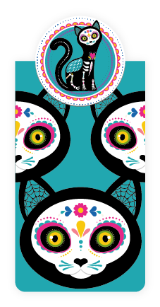 Zakładka magnetyczna Kot Turkus