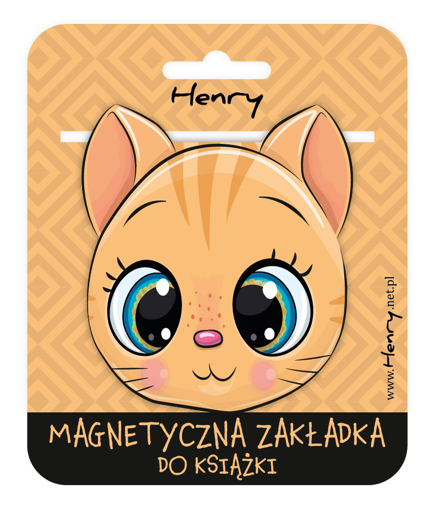 Zakładka magnetyczna Kotek rudy