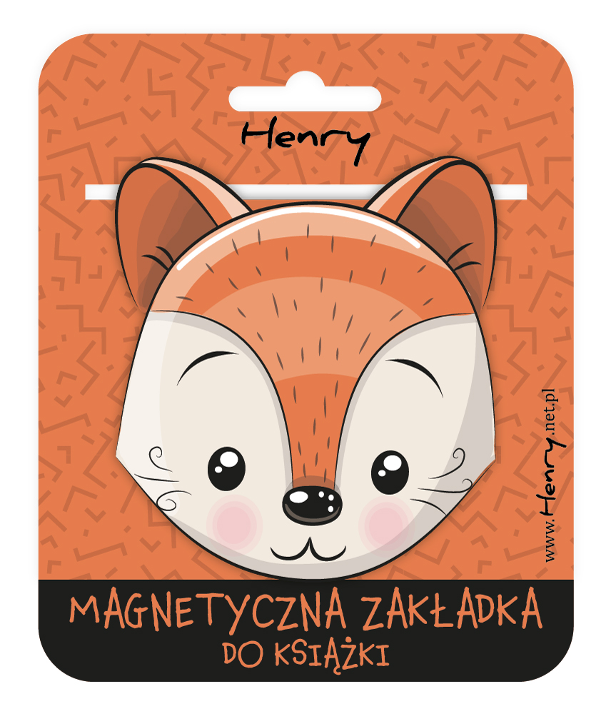 Zakładka magnetyczna Lisek