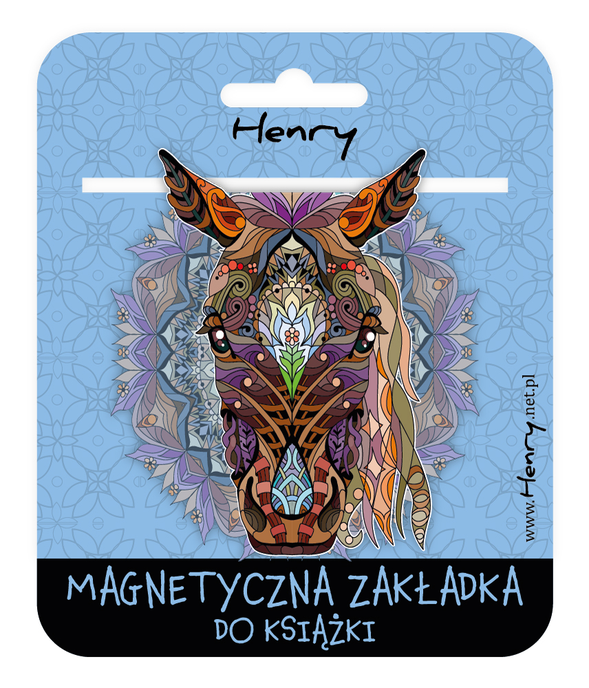 Zakładka magnetyczna mandala Koń