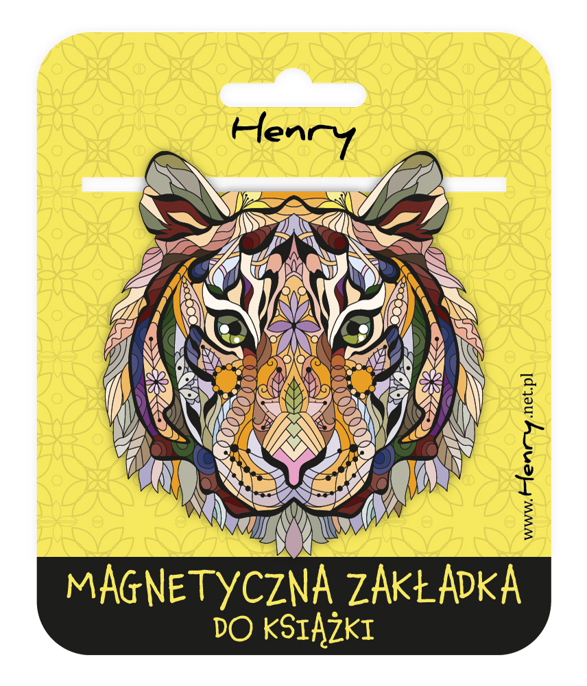 Zakładka magnetyczna mandala Tygrys